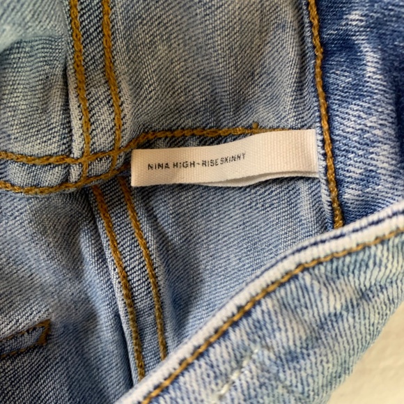 Rag & Bone Nina High-Rise Skinny Jeans – Light Wash, Size 30 - Picture 8 of 11